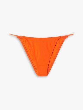 NWT Leslie Amon ‘Caro Low-Rise Bikini Briefs’ in Orange Size Large